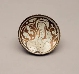 Fritware Prints: Dish, Late 12th / early 13th century. Creator: Unknown