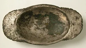 Volute Prints: Dish, Late Roman, 4th-5th century. Creator: Unknown