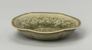 Northern Song Prints: Dish with Petal-Lobed Rim, Stylized Peony, and Sickle Northern Song dynasty