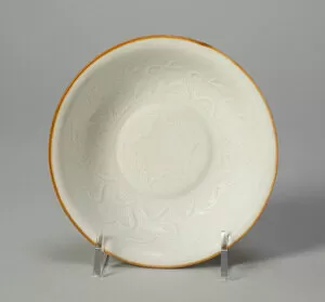 Dish with Stylized Lotus Flowers, Yuan dynasty (1279-1368). Creator: Unknown