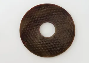 Textured Prints: Disk (bi), Eastern Zhou dynasty, 3rd century BCE. Creator: Unknown