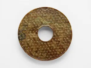 34th Century Bc Collection: Disk (bi ?) with knobs, Late Neolithic period, 3300-2250 BCE. Creator: Unknown
