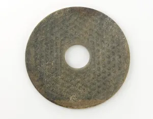 Textured Prints: Disk (bi) with knobs, Warring States period or early Han dynasty, 475-100 BCE