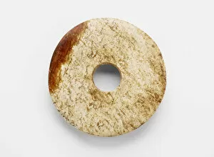 33rd Century Bc Collection: Disk (bi ?), Late Neolithic period, ca. 3300-2250 BCE. Creator: Unknown