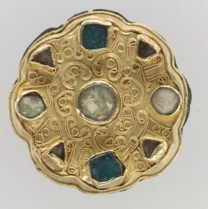 Germanic Prints: Disk Brooch, Frankish, 650-700. Creator: Unknown