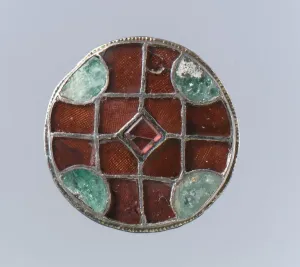 Disk Brooch, Frankish, 6th century. Creator: Unknown