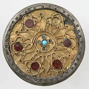 Disk Brooch Gallery: Disk Brooch, Frankish, 8th century (?). Creator: Unknown