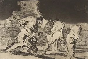 Disparates (Los Proverbios), ca. 1816-23 (published 1864). Creator: Francisco Goya