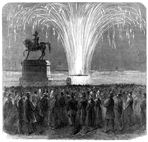Firework Prints: Display of fireworks, Inner Harbour