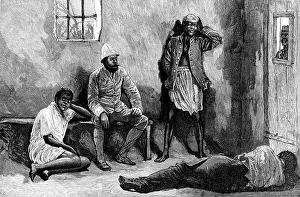 Mozambique Africa Prints: The Dispute with Portugal: an Englishman in the 'Tronk' (prison) at Delagoa Bay