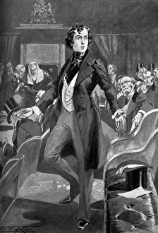 Disraelis first speech in the House of Commons, 19th century (c1905)