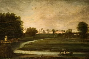 Rugby Collection: Distant View Of Birdingbury Hall, Warwickshire, 1800. Creator: Unknown