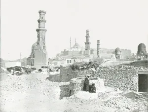 Waterlow And Sons Ltd Prints: Distant view of the Citadel, Cairo, Egypt, 1895. Creator: Unknown