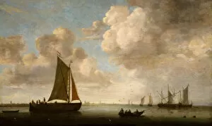 Images Dated 9th April 2021: Distant View Of The Dutch Coast, 1660. Creator: Justus Verwer