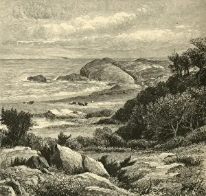 Honeysuckle Prints: Distant View of Purgatory, 1872. Creator: W. J. Linton