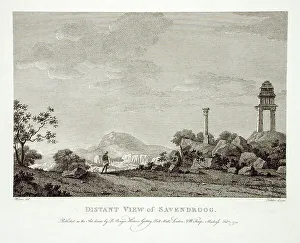 Robert Home Prints: Distant View of Savendroog, 1794. Creator: Robert Home