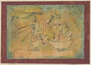Paul 1879 1940 Gallery: Distillation of Pears, 1921. Creator: Klee, Paul (1879-1940)