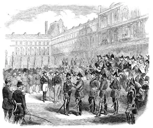 Decorating Prints: Distribution of the Queen's Medals to the French Crimean Troops