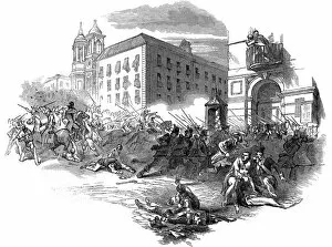 Troop Gallery: Disturbances in Madrid, Revolution in Spain, 1848