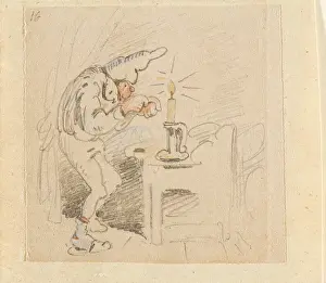 Candlelight Prints: The disturbed but happily regained night's rest