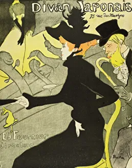 Divan Japonais, between 1892 and 1893. Creator: Henri de Toulouse-Lautrec