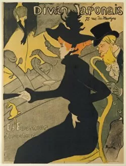 Cabaret Collection: Divan Japonais, 1892-93. 1892-93. Creator: Henri de Toulouse-Lautrec