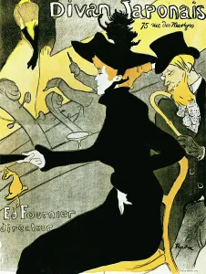 Divan Japonais (poster), 1892. Artist: Henri de Toulouse-Lautrec