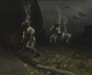 0 Russia Prints: Divers from EPRON (Special Expedition for Underwater Works)