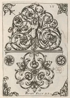 B And Xe9 Collection: Diverses Pieces de Serruriers, page 13 (recto), ca. 1663. Creator: Jean Berain