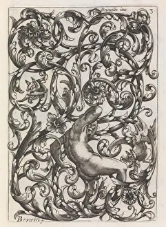 Berain Jean Prints: Diverses Pieces de Serruriers, page 4 (recto), ca. 1663. Creator: Jean Berain