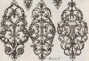 Berain Jean Prints: Diverses Pieces de Serruriers, page 5 (recto), ca. 1663. Creator: Jean Berain
