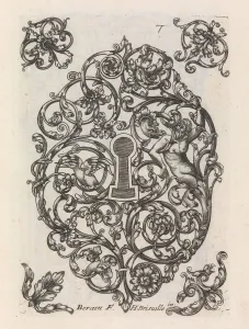 Berain Jean Prints: Diverses Pieces de Serruriers, page 8 (recto), ca. 1663. Creator: Jean Berain