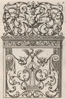 Berain Jean Prints: Diverses Pieces de Serruriers, page 9 (recto), ca. 1663. Creator: Jean Berain