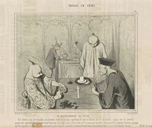Chinaman Prints: Un divertissement de pékin, 19th century. Creator: Honore Daumier