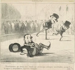 Divertissement qui devrait être interdit... 19th century. Creator: Honore Daumier