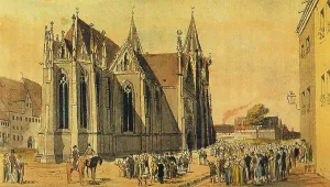 Bach Prints: The Divi Blasii Church in Muhlhausen, First half of the 18th cent