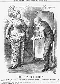 Mirror Collection: The Divided Skirt, 1886. Artist: Joseph Swain