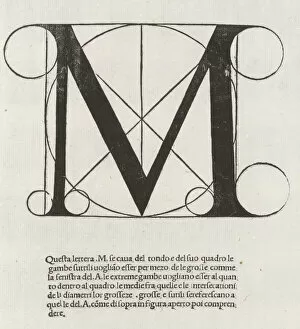 Mathematics Collection: Divina proportione, June 1, 1509. Creator: Unknown