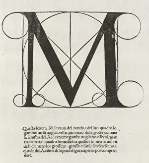 Letter M Prints: Divina proportione, June 1, 1509. Creator: Unknown