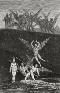 Punishment Prints: The Divine Comedy, (1307-1321): Inferno (Hell), 1888. Creator: Jean Edouard Dargent