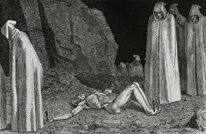 Punishment Prints: The Divine Comedy, (1307-1321): Inferno (Hell), 1888. Creator: Jean Edouard Dargent