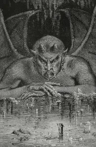 Giant Prints: The Divine Comedy, (1307-1321): Inferno (Hell), 1888. Creator: Jean Edouard Dargent