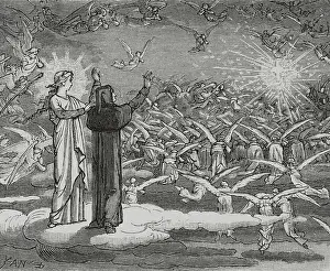 Heaven Prints: The Divine Comedy, (1307-1321): The Paradise, 1888. Creator: Jean Edouard Dargent