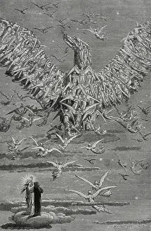 Heaven Prints: The Divine Comedy, (1307-1321): The Paradise, 1888. Creator: Jean Edouard Dargent