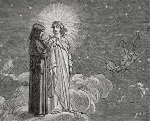 Transitioning Prints: The Divine Comedy, (1307-1321): The Paradise, 1888. Creator: Jean Edouard Dargent