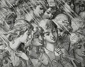 Beautiful Prints: The Divine Comedy, (1307-1321): The Paradise, 1888. Creator: Jean Edouard Dargent
