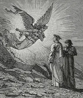 Beautiful Prints: The Divine Comedy, (1307-1321): Purgatory, 1888. Creator: Jean Edouard Dargent