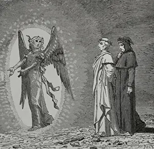 Ritual Prints: The Divine Comedy, (1307-1321): Purgatory, 1888. Creator: Jean Edouard Dargent