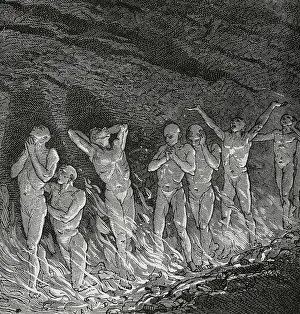 Ritual Prints: The Divine Comedy, (1307-1321): Purgatory, 1888. Creator: Jean Edouard Dargent