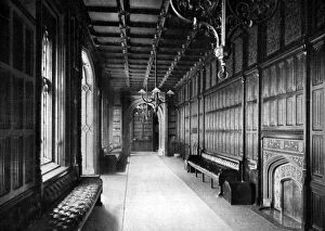 The Division Lobby, House of Commons, Westminster, London, 1926